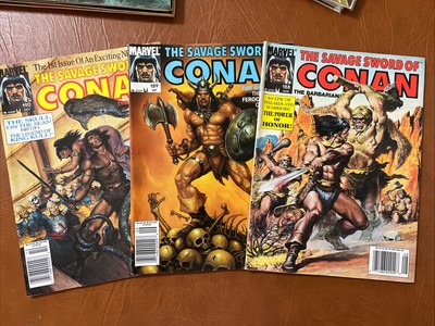 The Savage Sword of Conan Run of 3: FN to VF #188-190 Marvel Comics 1991 $8 Ship