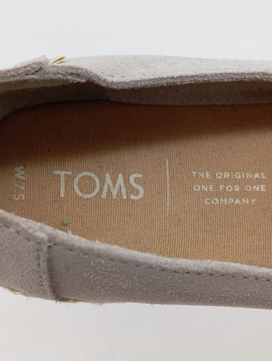 TOMS Alpargatas Mujeres Sandalias Talla EU 38 gris claro look casual