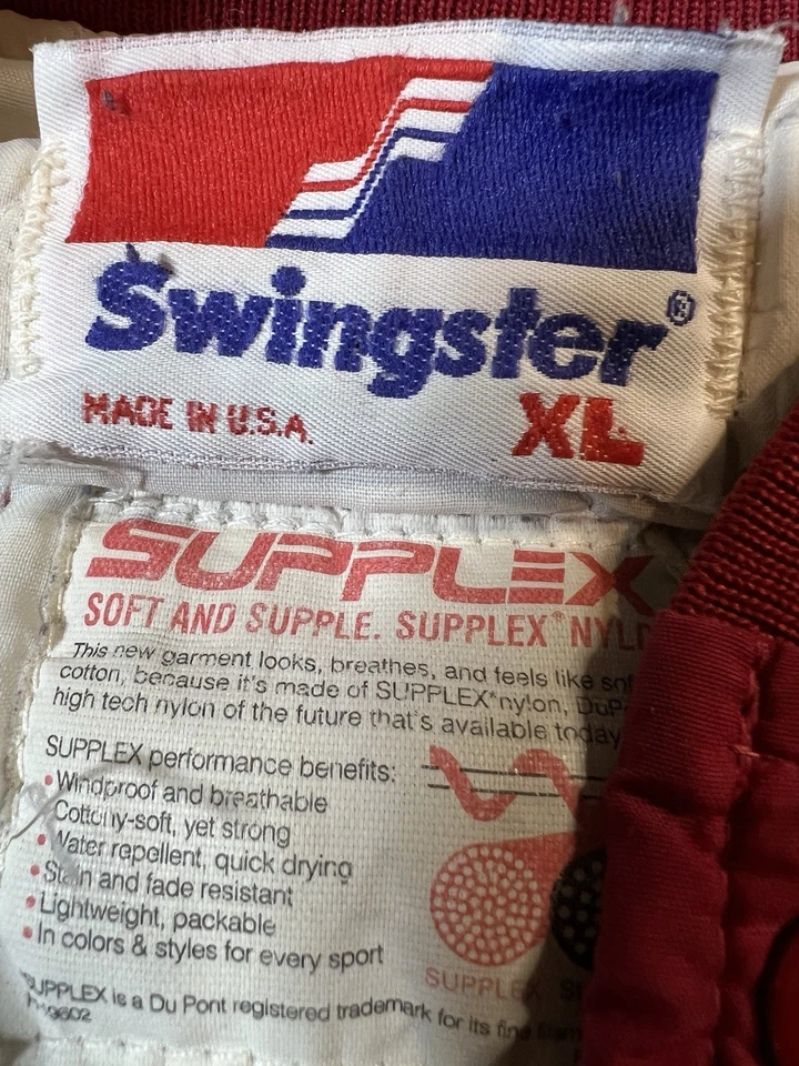 Minnesota Golden Gophers Vintage 90’s Swingster Puffer Jacket Mens XL USA Made - Image 4 of 4