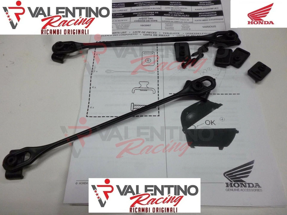 KIT CAVETTI ARRESTO APERTURA BAULETTO ORIG HONDA SH 125 150 300 DAL 2005 AL 2019