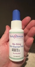 Safe n' Simple Skin Barrier Spray, No-Sting Barrier Spray,5 bottles total 