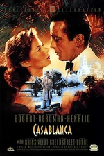 CASABLANCA (1942) ORIGINAL MOVIE POSTER 50TH ANNIVERSARY 1992 REISSUE  -  ROLLED