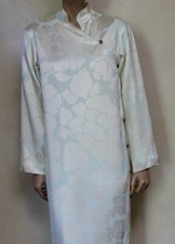 YSL YVES SAINT LAURENT rive gauche silk Asian 2 piece ensemble 40 vintage