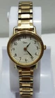 Vintage Timex Women's Quartz Watch Gold Tone Expansion Band White Dial -New Batt