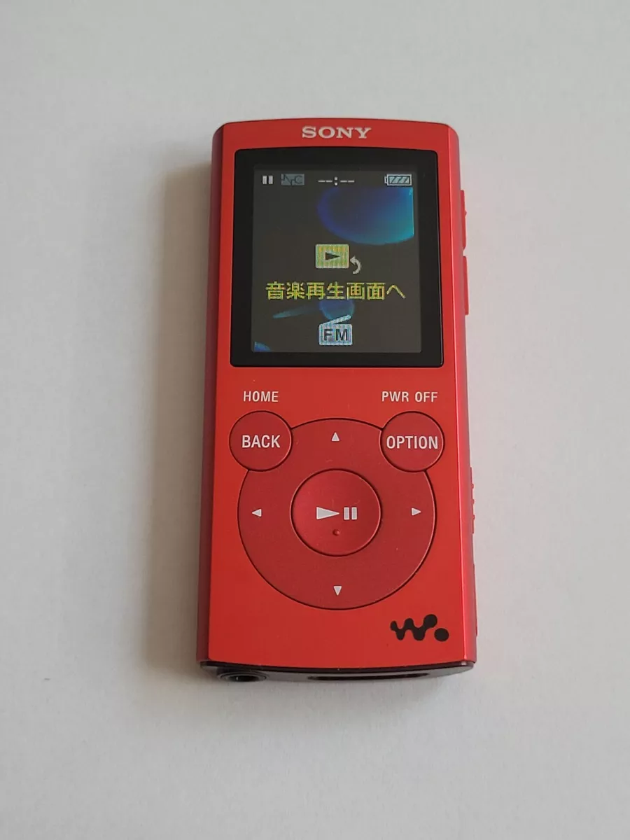 SONY WALKMAN 2GB NW-E062 Red MP3 Portable Retro Player + Box