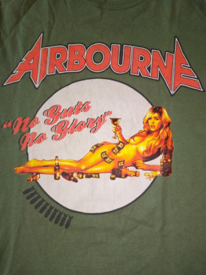 Airbourne - No Guts, No Glory Band Tour 2022 S to 5XL T-shirt TMB4760