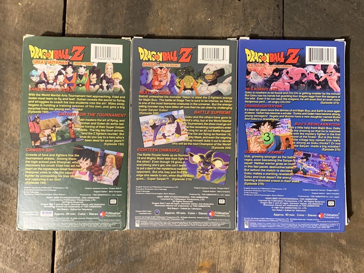 Dragon Ball Z VHS Lot Of 3 | eBay