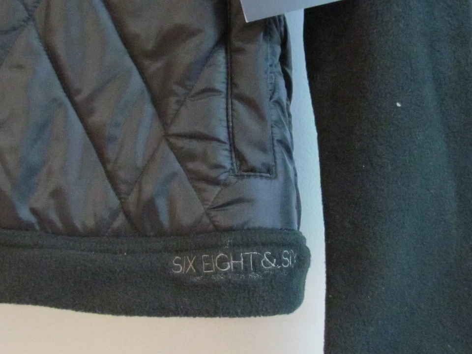 NUEVO CON ETIQUETAS 686 Performance-Dry Polar & Edredón Negro PEQUEÑO Mujer Cremallera Completa Chaqueta con Capucha Foto 4 de 4