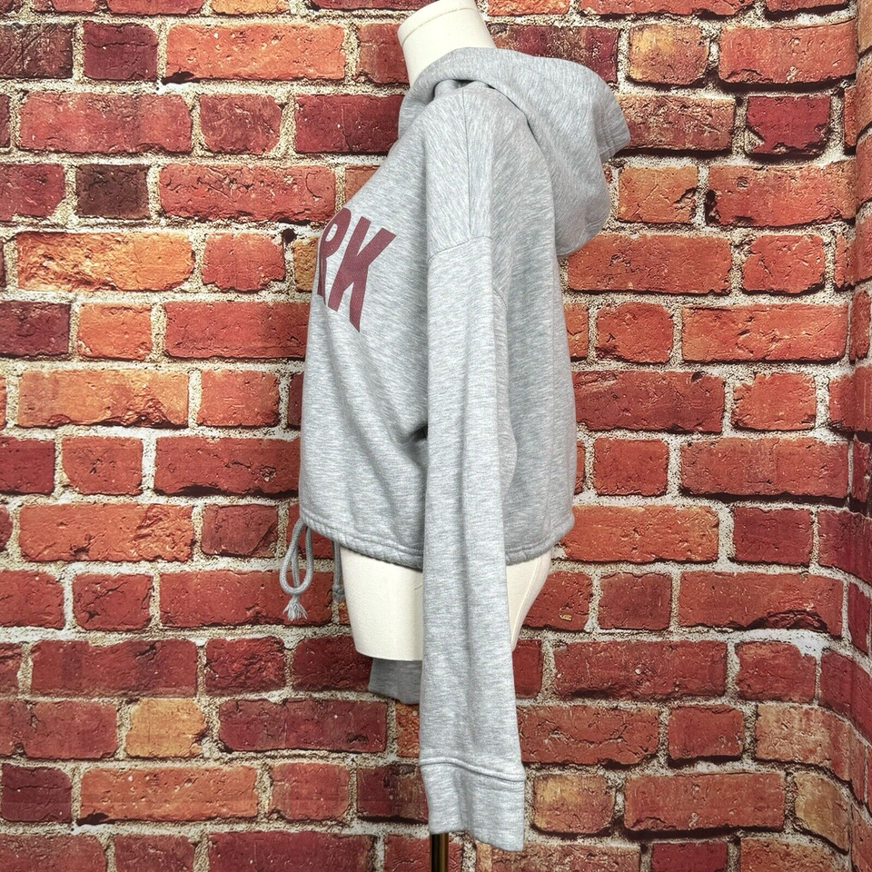 Zara Trafaluc Gray Cropped Hoodie Women’s Size Small New York EUC eBay