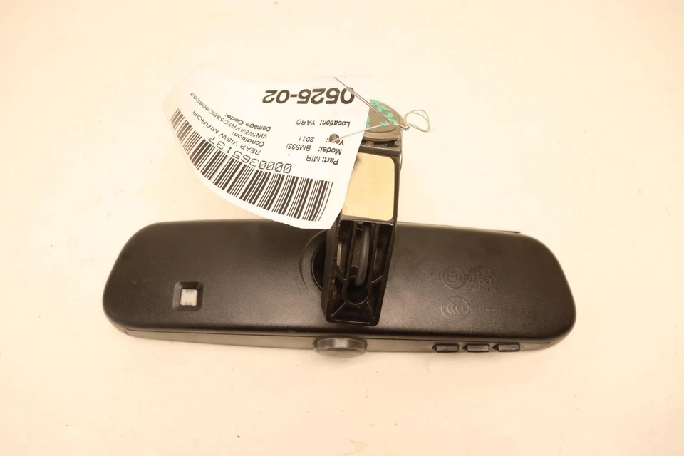 Espejo retrovisor interior BMW 535I F10 2011-2012 con atenuación automática OEM Foto 4 de 4