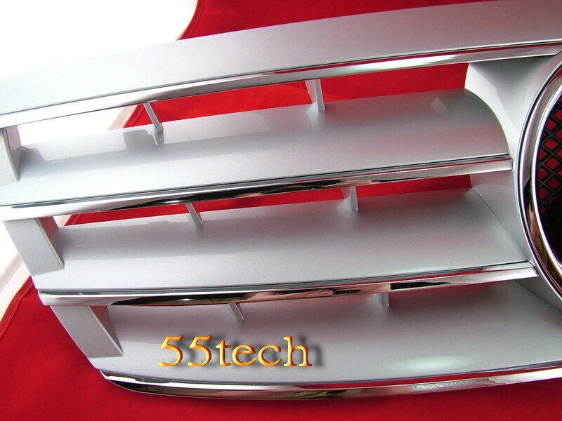 Mercedes Benz W203 Grill C230 C320 C240 Grille Silver 2001 2007 2006 2004  ✅ - Изображение 3 из 4