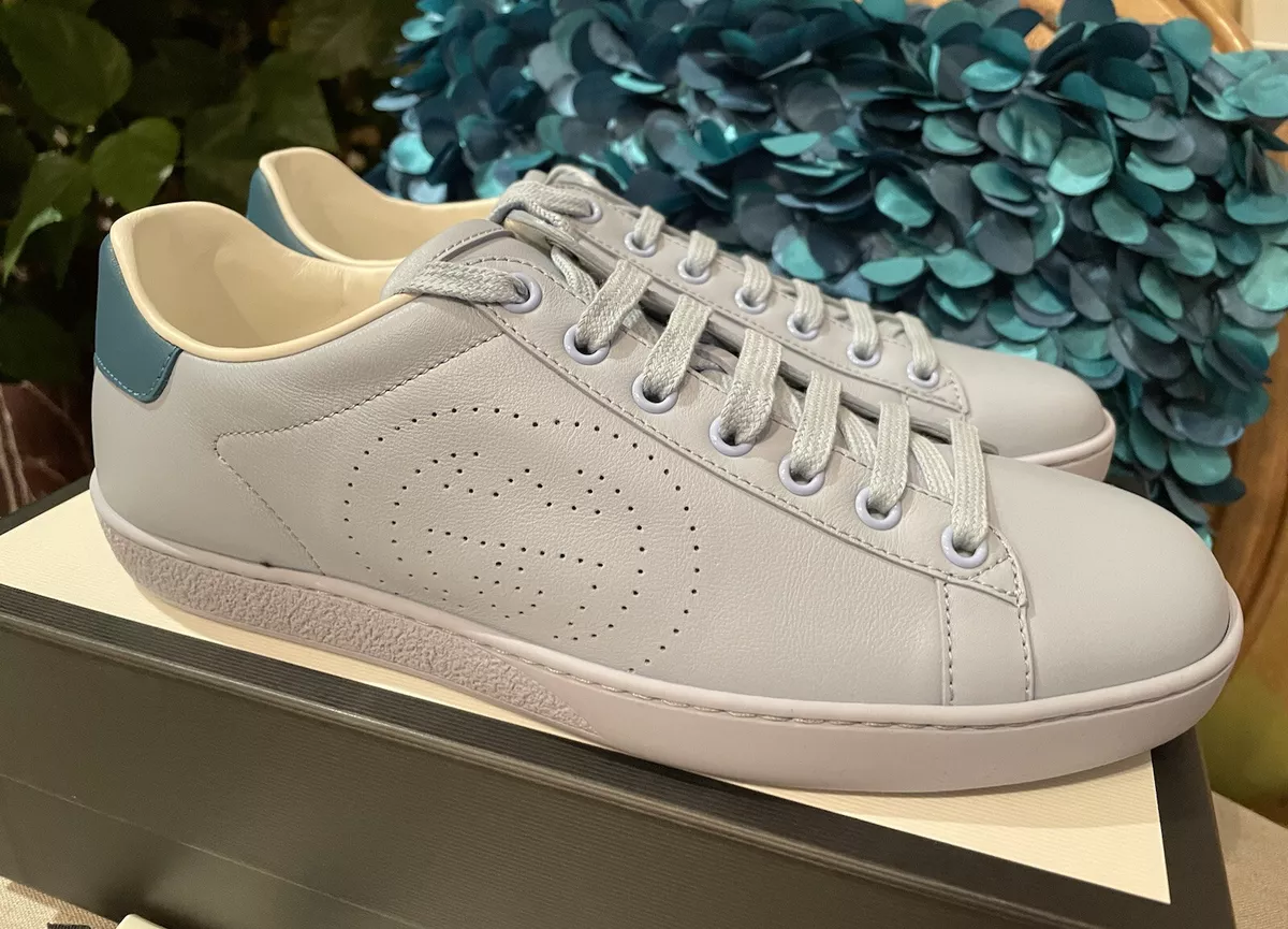 Billy Transcend legetøj NIB Gucci Ace Women's Low-top Porcelain Blue Sneakers 39 EU/9 US 598527  Italy | eBay