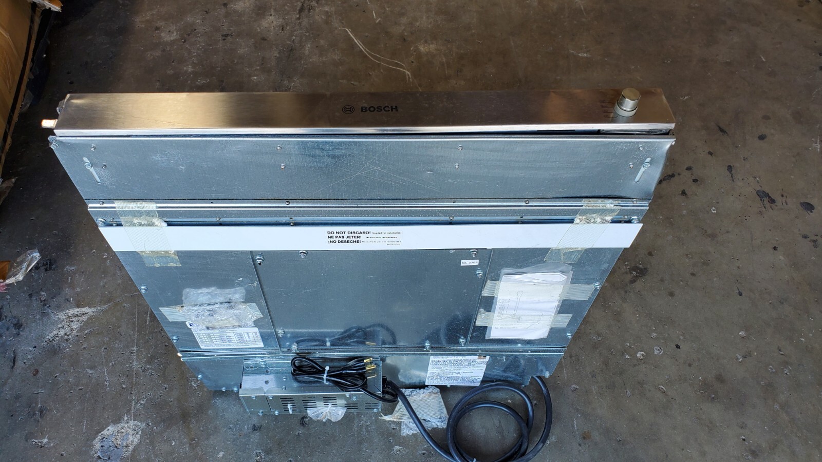 Bosch 800 Series 30" Telescopic Downdraft System Stainless steel