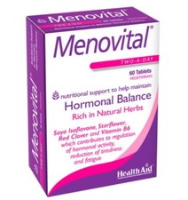 HealthAid Menovital Soya Isoflavones, Sage, Dong Quai  60 Vegetarian Tablets