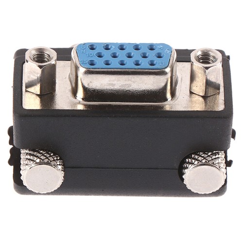 90 Degree Right Angled VGA Male To Female Extension Extender Video Adapter D^P1 - Photo 10/12