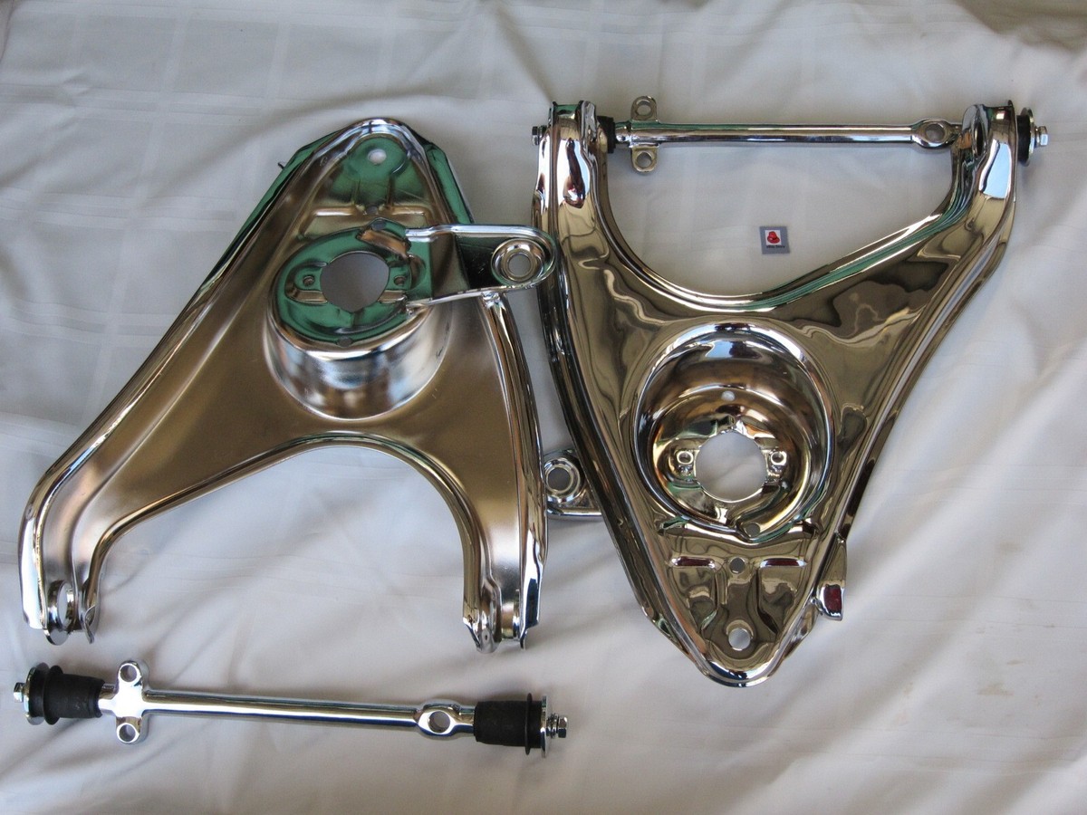 Lowrider Hydraulics air ride chrome stock Lower control arms
