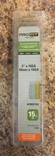 National Nail 603134 Pro-Fit 2 in. x 15GA 33° Angled Strip Finish Nails 1,000 Pk