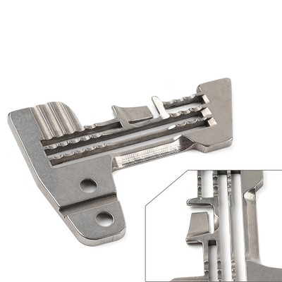 Breit E800-Nadelplatte für Siruba 747 3-Faden-Overlock-Nähmaschine