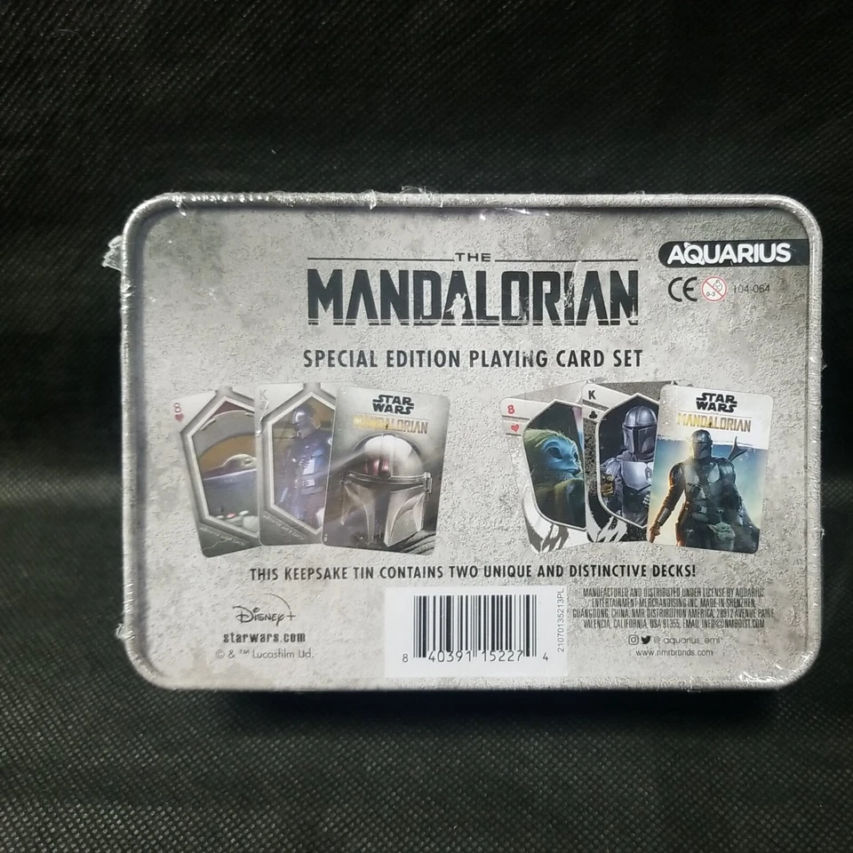 NEW Aquarius Star Wars The Mandalorian Playing Card Set Sealed New Game Night - Image 2 of 4