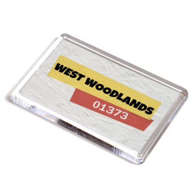 FRIDGE MAGNET - West Woodlands 01373 - UK STD Telephone Dialling Code ...