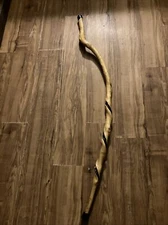 Wood Walking Stick, Staff, Cane, Twisted Vine/Wood 42 Inch Long Unique