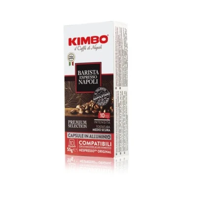 CAFFE' KIMBO 200 Capsule Miscela Napoli Barista compatibili macchine Nespresso