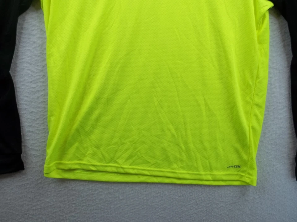 Camiseta Tek Gear Dr Tek Para Hombres Amarilla y Negra Manga Larga Talla XL Foto 3 de 4