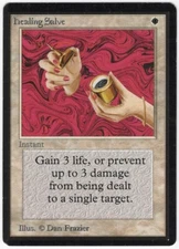 Healing Salve 1993 Limited Edition - Beta White Common Instant MTG SP - NM AZ2