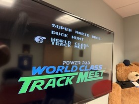 Super Mario Bros. Duck Hunt & World Class Track Meet W/Zapper - NES 1988 Tested