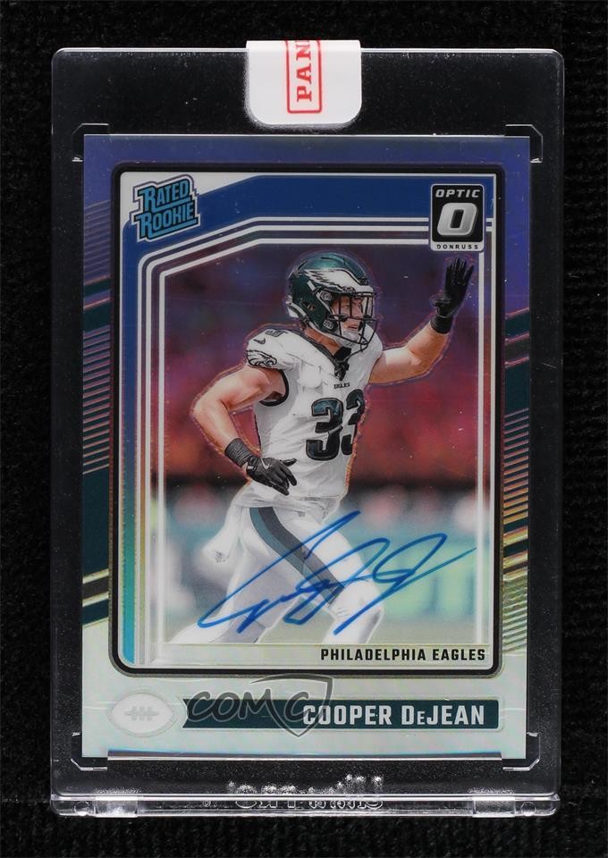 2024 Panini Donruss Optic Rated Rookie Holo Prizm 115/150 Cooper DeJean Auto