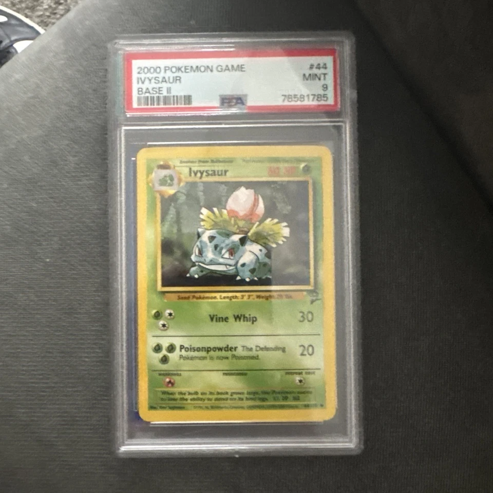 PSA 9 MINT 2000 Pokémon Game Base II #44 Ivysaur !!! - Image 2 of 2