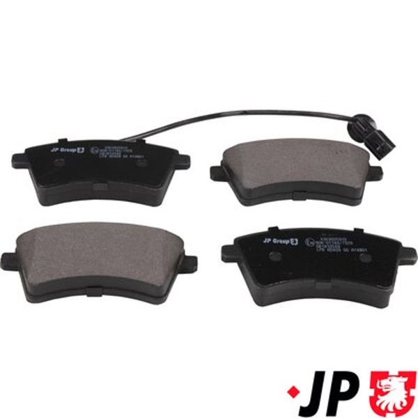 JP Group Bremsbelagsatz Scheibenbremse JP 4363605910 FüR Kangoo KW0 BE BOP FW0 2-image