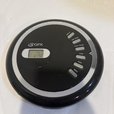 GPX Portable CD Player Model PC108B CD/CDR/CDRW Black