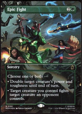 Epic Fight (Borderless) [MSH - 351]ENMagicMarvel Super Heroes