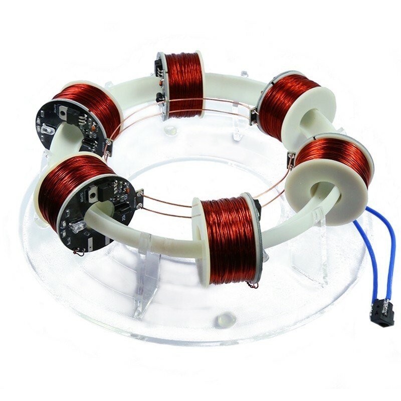 Unassembled Ring Accelerator 6-Coil Version Magnet Scientific Experiment Toy Kit