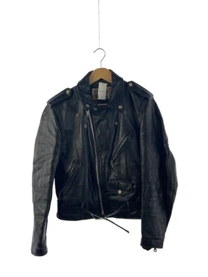 Schott Double Riders Chaqueta L Cuero Negro 3181058 - Imagen 1 de 4