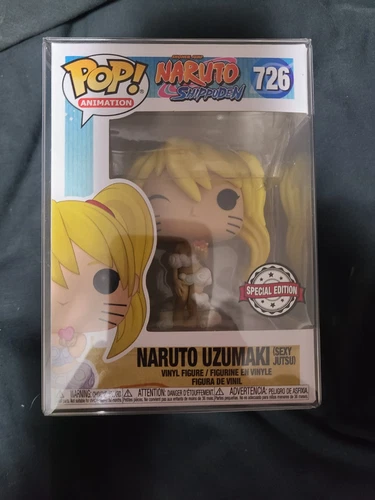 Funko - Naruto Uzumaki (Sexy Jutsu) #726 Funko Special Edition w/Protector