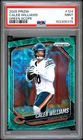 2025 PANINI PRIZM GREEN SCOPE #124 CALEB WILLIAMS 43/75 PSA 9