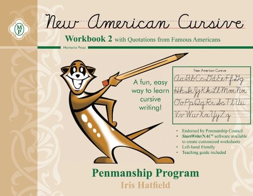 Programs Cursive New American Cursive Penmanship Program: Workbook 2 With Quotations ...