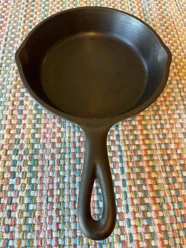 Lodge # 3 SK 3 Notch Skillet Vintage Cast Iron Heat Ring D 1 Mold Mark Restored