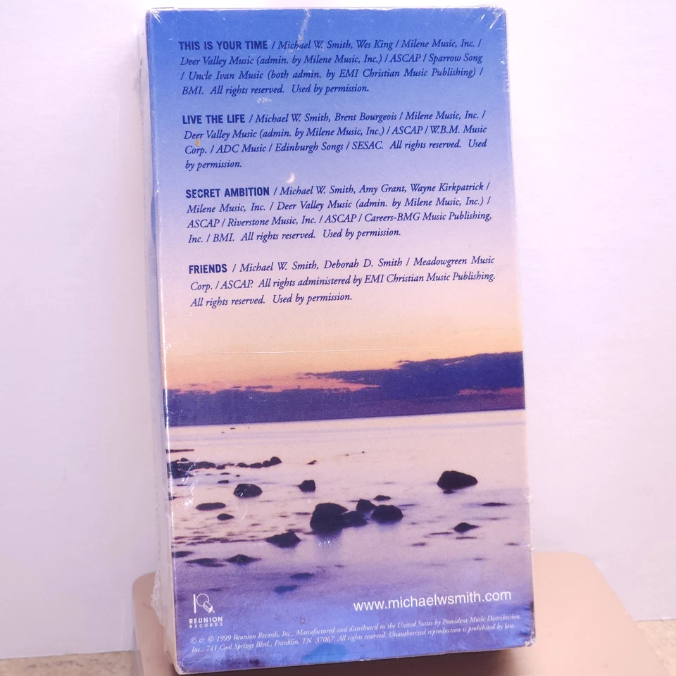 NEW Sealed Michael W Smith This Is Your Time VHS 1999 Reunion Records Tape Music - Image 2 of 3