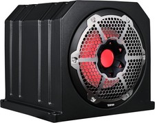 DS18 NXL-10SUBLD/BK 10  MARINE ENCLOSED SUBWOOFER BOX BLACK w/PASSIVE RADIATOR