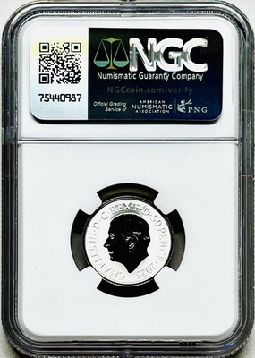 2025 S50P GREAT BRITAIN 1/4 OZ SILVER REV. PROOF NGC PF70