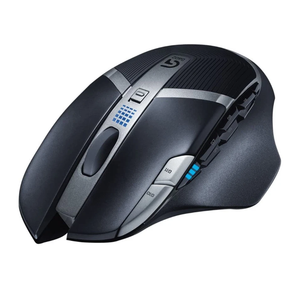 Logitech G602 Mouse Wireless Gaming Mouse with HERO 2,500 DPI Black - Image 2 of 4