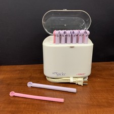 VTG Conair HS19 Hot Sticks 20 Flexible Curler Rollers 2 Sizes Purple Pink