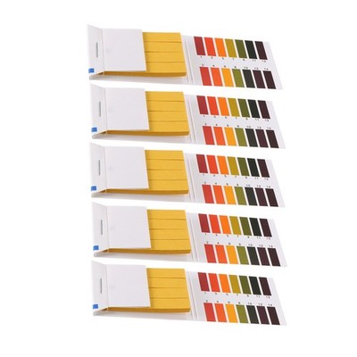5pcs 80 in 1 PH Test Strips 1-14 Indicator Paper Lab Litmus Tester Kit for Water