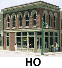 HO Scale -The Other Corner Café  "Building KIt" DPM-11500
