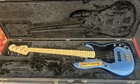 Fender American Performer Precision Bass - Satin Lake Placid Blue w/Maple Finger
