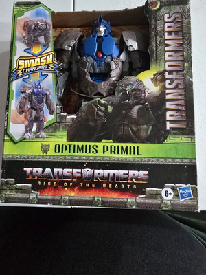 Transformers 7 Rise of the Beasts Smash Changer 9'' Optimus Primal Gorilla New