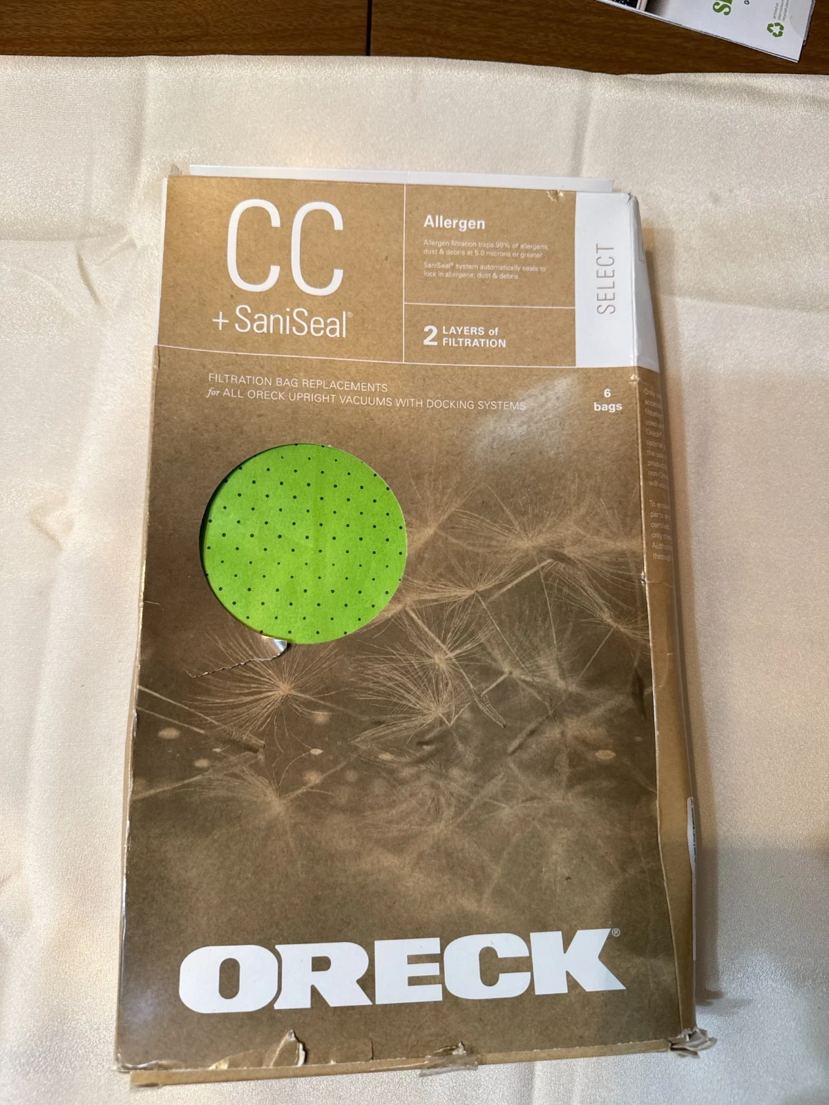 Oreck CC SaniSeal Filtration Bags - Thumbnail 3